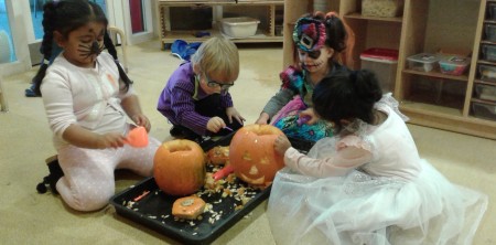 Little Stars at The Oaks Celebrate Halloween